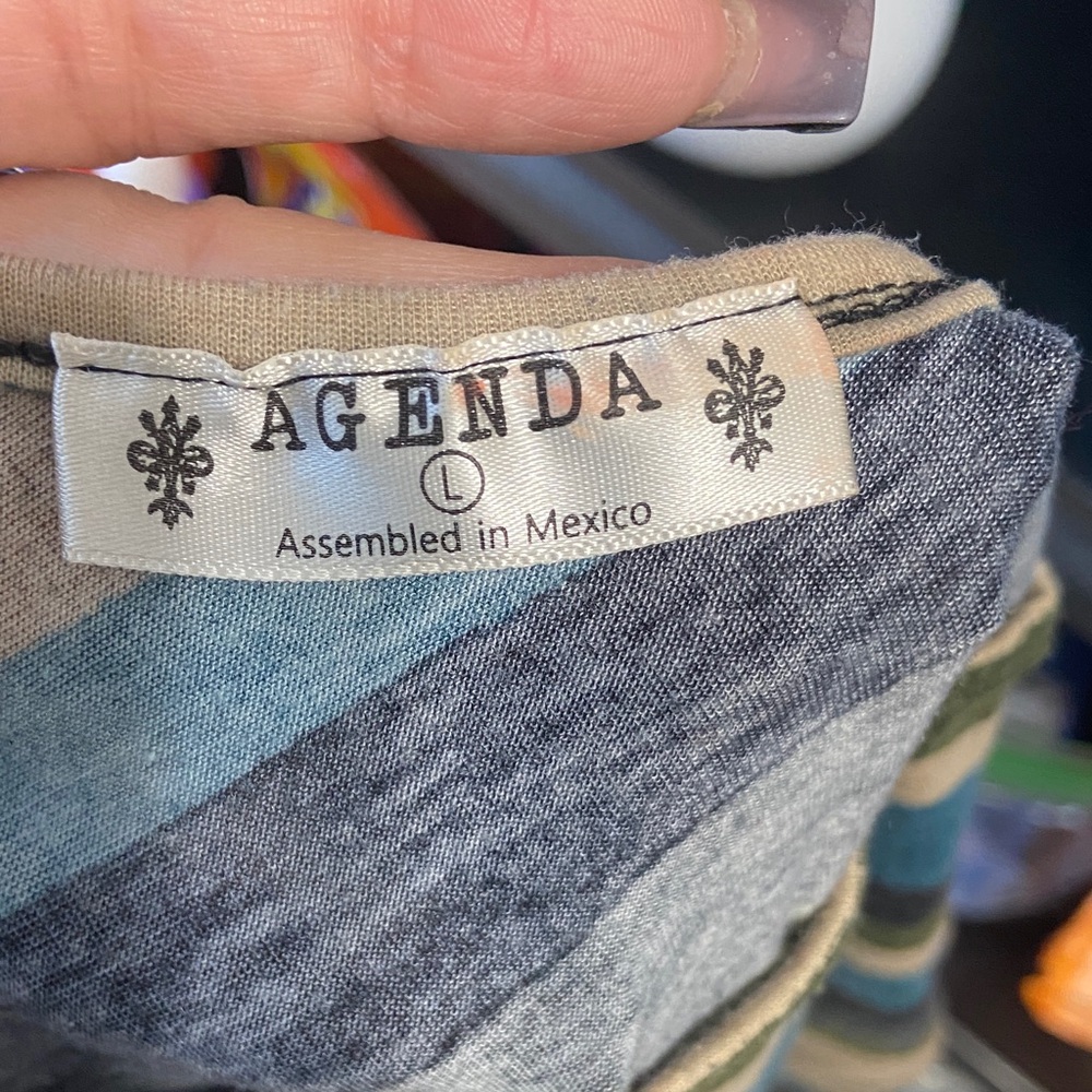 Agenda Multicolor Striped Top